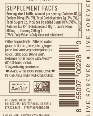 GT's Immortal, Caffeine-Free Energy Shot