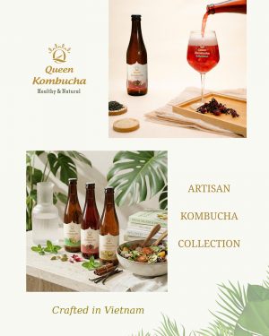Poster Queen Kombucha Artisan Collection