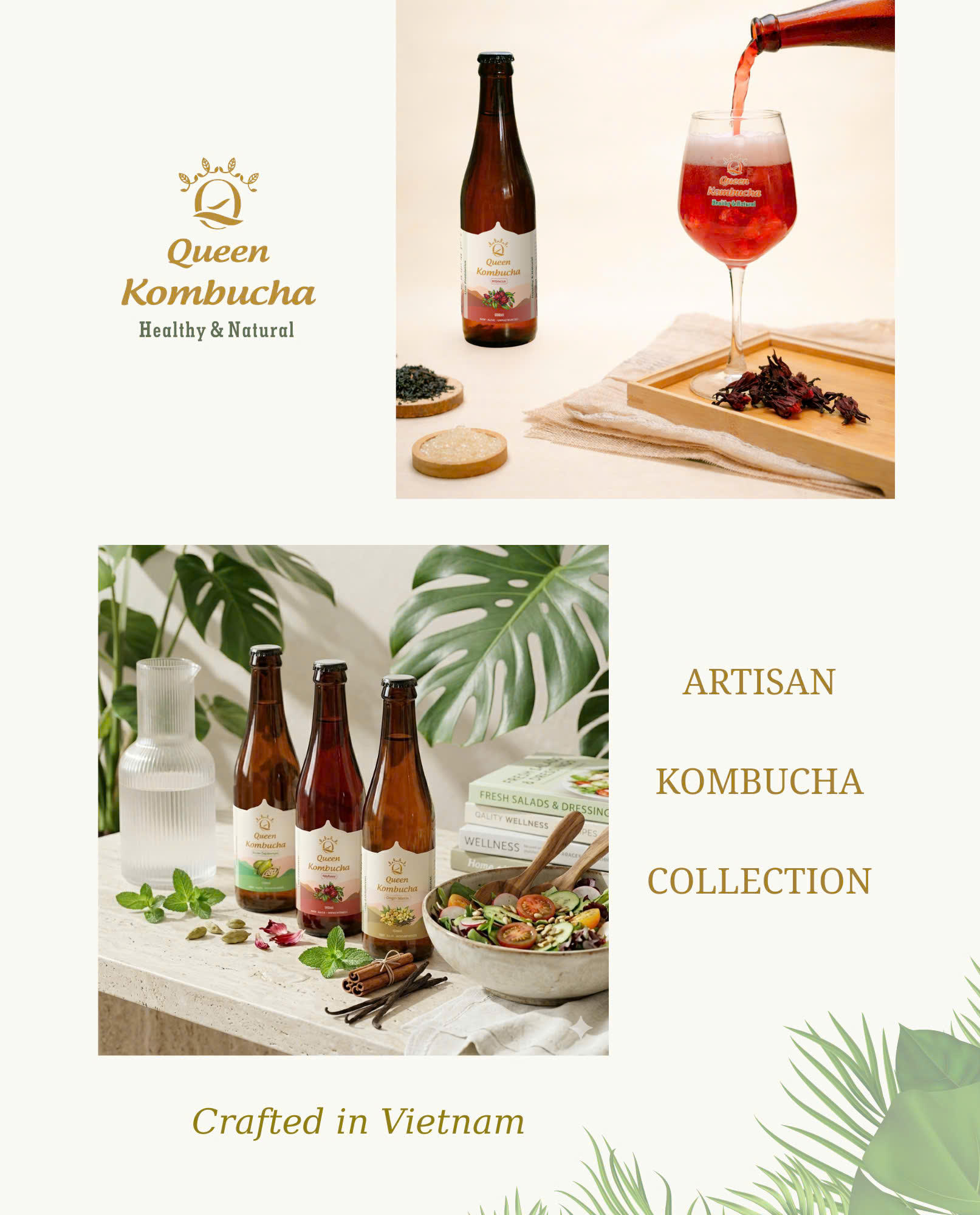 Poster Queen Kombucha Artisan Collection