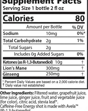 Immortal, Caffeine-Free Energy Shot